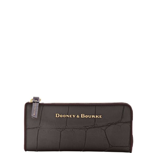 Dooney & Bourke Bags Dooney Bourke Denison Zip Clutch Wallet Smoke